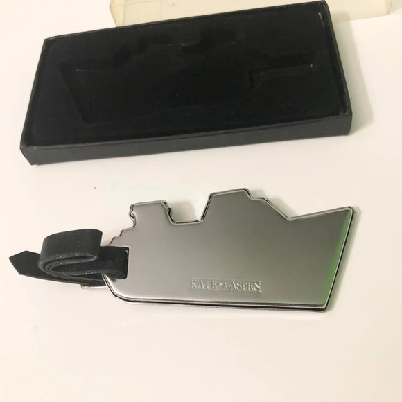 Kate Aspen Metal Luggage Name  Tag - Picture 9 of 14